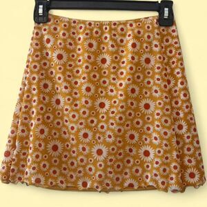Urban Outfitters Women's Yellow Skirt Size S